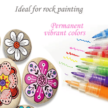 ARTIFYCOLORS Acrylic Paint Markers – Set of 12 Colours