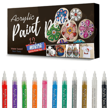 ARTIFYCOLORS Acrylic Paint Markers – Set of 12 Colours