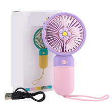 BREEZBUDDY Handheld USB Rechargeable Fan – 3 Speeds